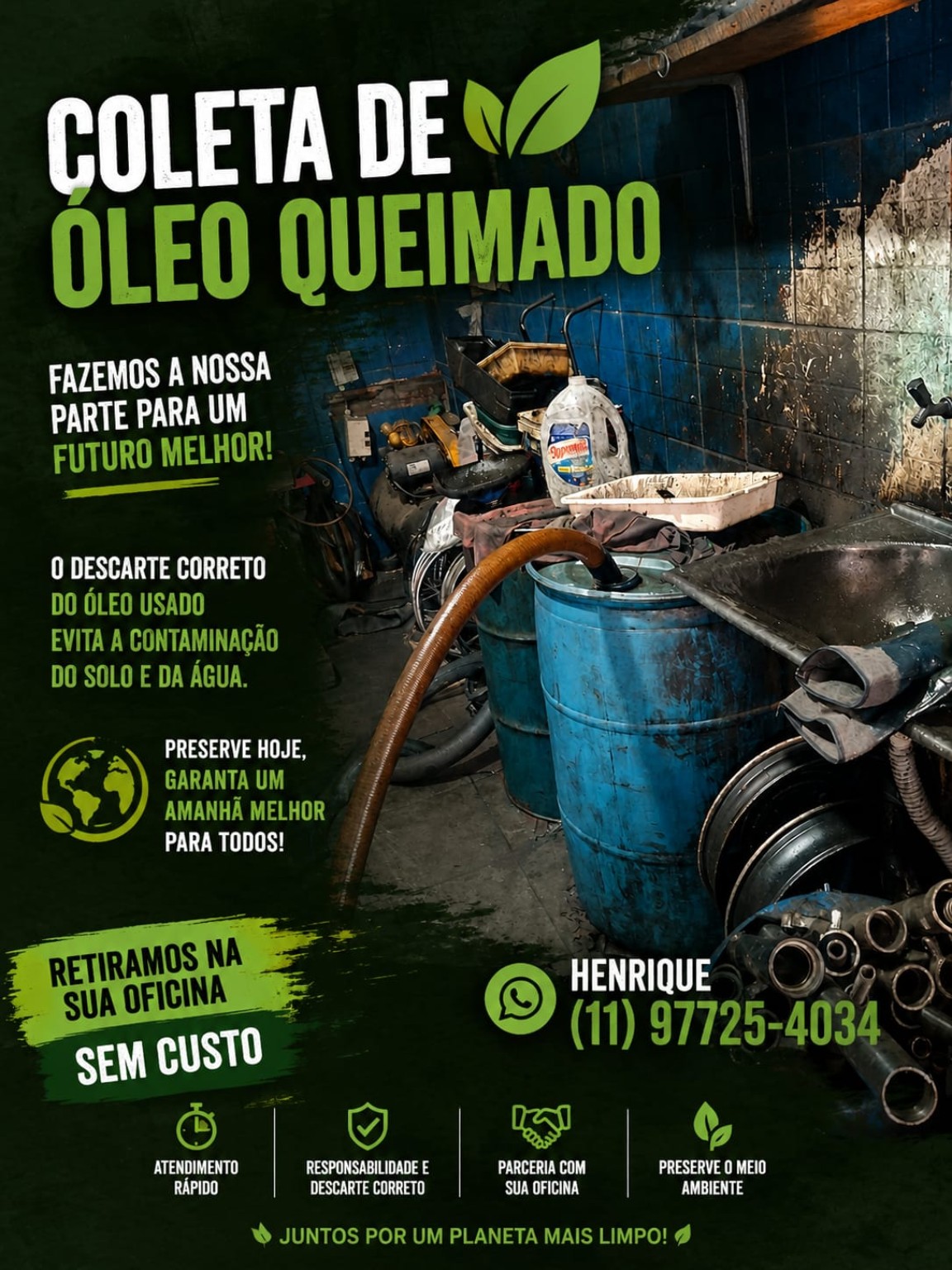 Arte de coleta ecológica